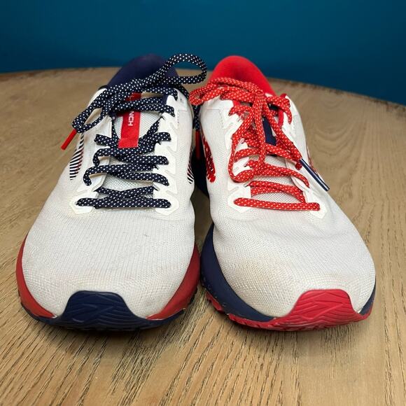 Brooks Running Women's Launch 7 Run USA Stars Stripes Navy Red Sneaker Size 7.5 - Picture 5 of 10